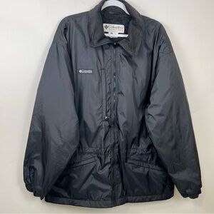 Columbia Men’s Fleece Lined Cinchable Nylon Jacket Size Large